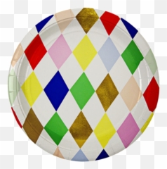 Toot Sweet Harlequin Party Plates - Horizontal Emoji,Justice Emoji Plates