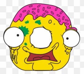 The - Grosseryganghalfbakedbakeryseries1030dodgey Dodgy Donut Grossery Gang Emoji,Barfing Rainbow Emoji