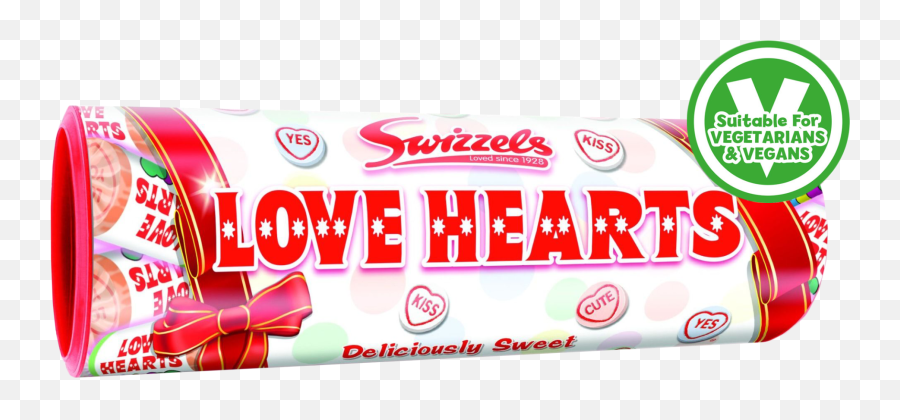 Swizzels Love Hearts Gift Tube 108g - Language Emoji,Loved Emoji