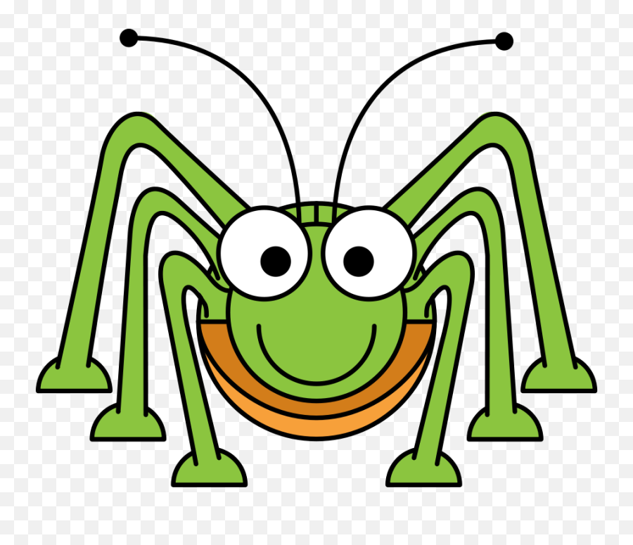 Praying - Cartoon Grasshopper Png Png Download Original Cartoon Bugs Clipart Emoji,Praying Hands Emoji Vector
