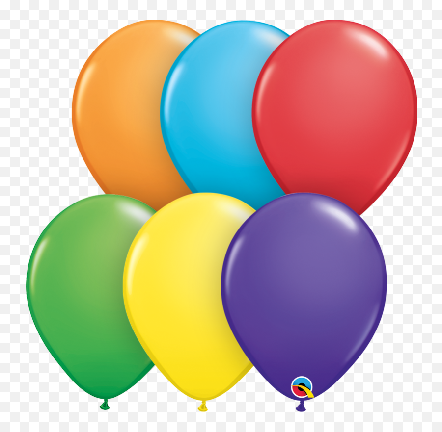Bright Rainbow 100 Count Qualatex - 5 Inch Balloons Qualatex Emoji,Emoji Balloons Wholesale