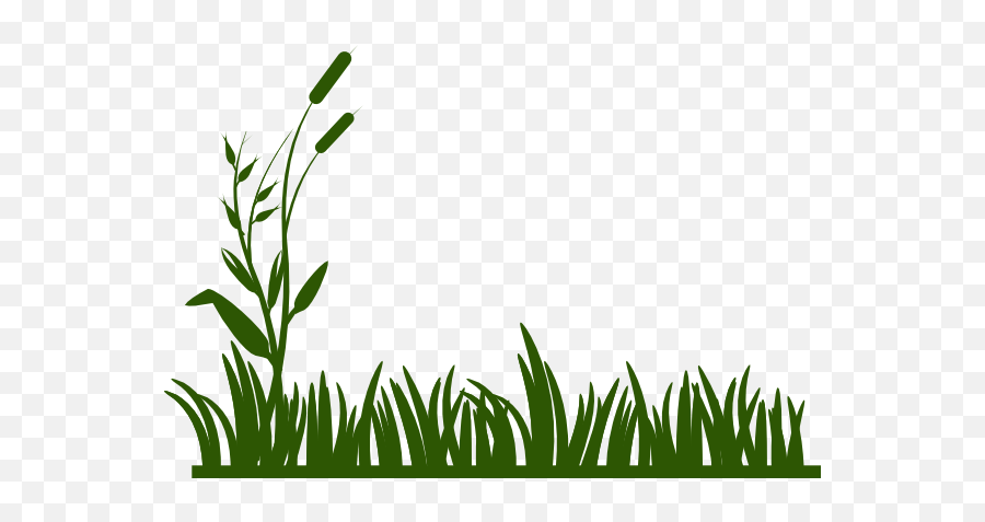 Grass1 Clip Art At Clkercom - Vector Clip Art Online Black And White Grass Clipart Emoji,Emoticon Bergerak