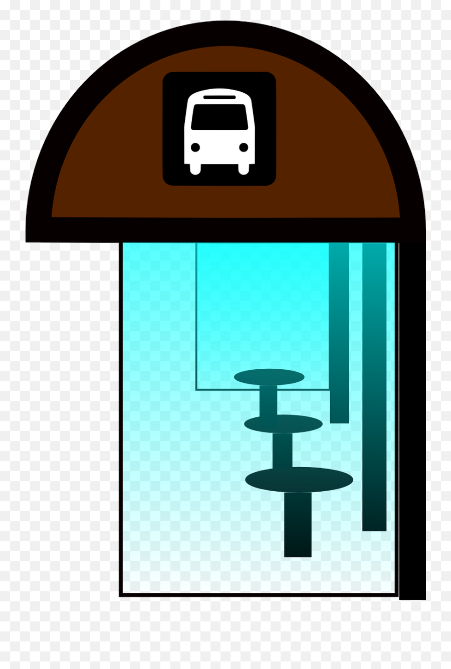 Stop Sign Clipart - Bus Stop Emoji,Bus Stop Emoji