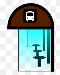 Stop Sign Clipart - Bus Stop Emoji,Bus Stop Emoji