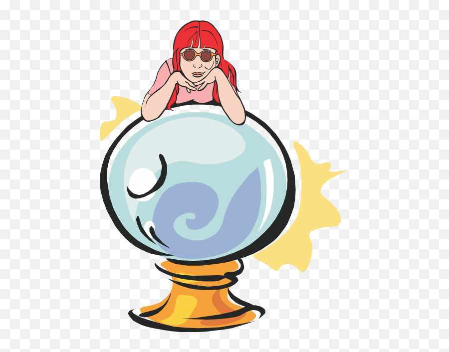 Marilyn Rossner And Crystal Ball - Girlossary Clipart Full Crystal Ball Clipart Emoji,Magic Ball Emoji