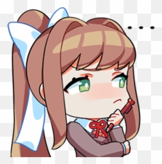 Doki Doki Literature Club Telegram Stickers Emoji,Doki Doki Literature Club Emoticon