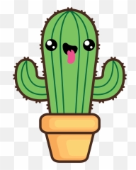 Kawaii Cactus Stickers By Marian Turchyn - Cute Drawings Of Cactus Emoji,Cactus Emoji