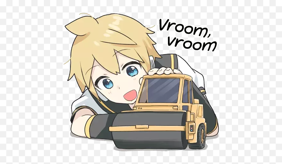 Rin Len Pom 1 Stickers For Whatsapp - Rin Len Stickers Whatsapp Emoji,Pom Pom Emoji