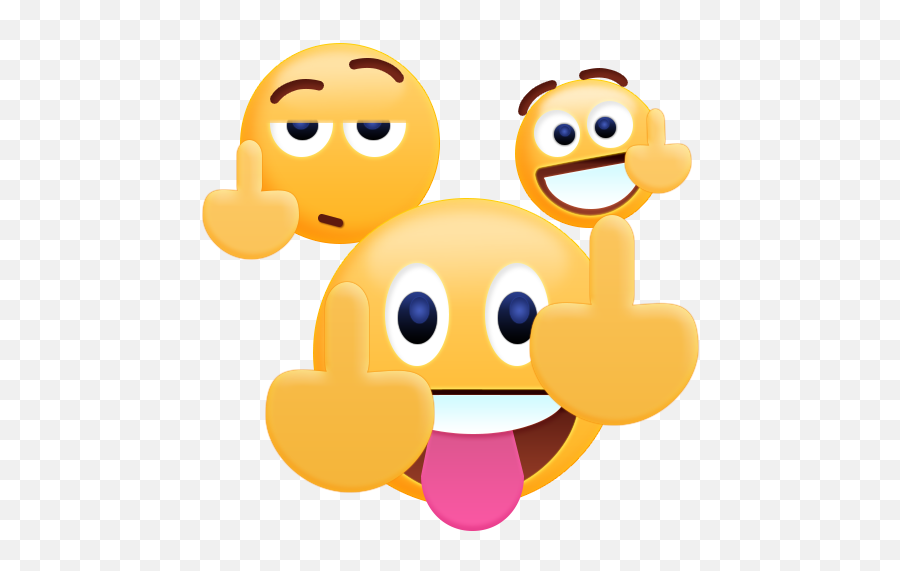 Middle Finger Emoji Sticker - Middle Finger Emoji Sticker,Finger Emoji