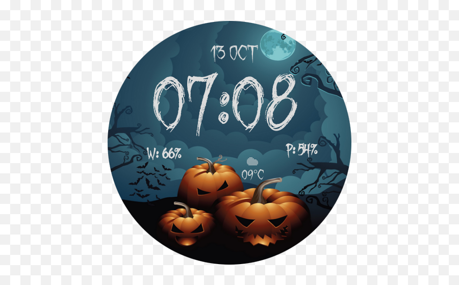 Download Watch Face - Halloween Spooky Free For Android Mac Wallpaper Halloween Emoji,Scary Halloween Emojis Free