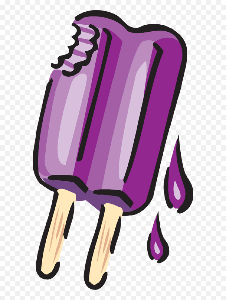 Popsicle Clip Art Clipart - Grape Popsicle Clipart Emoji,Melting Popsicle Emoji