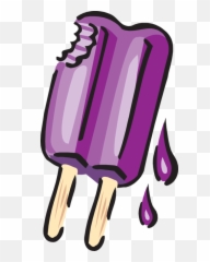 Popsicle Clip Art Clipart - Grape Popsicle Clipart Emoji,Melting Popsicle Emoji