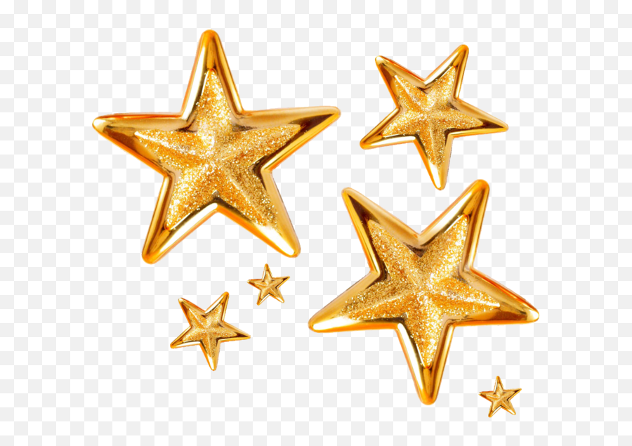 Stars Png Hd Background - Gold Star Png Emoji,Heart With Stars Emoji Vector