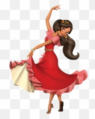 Flamencodisneyprincess Sticker - Elena Of Avalor Transparent Background Emoji,Flamenco Dancer Emoji