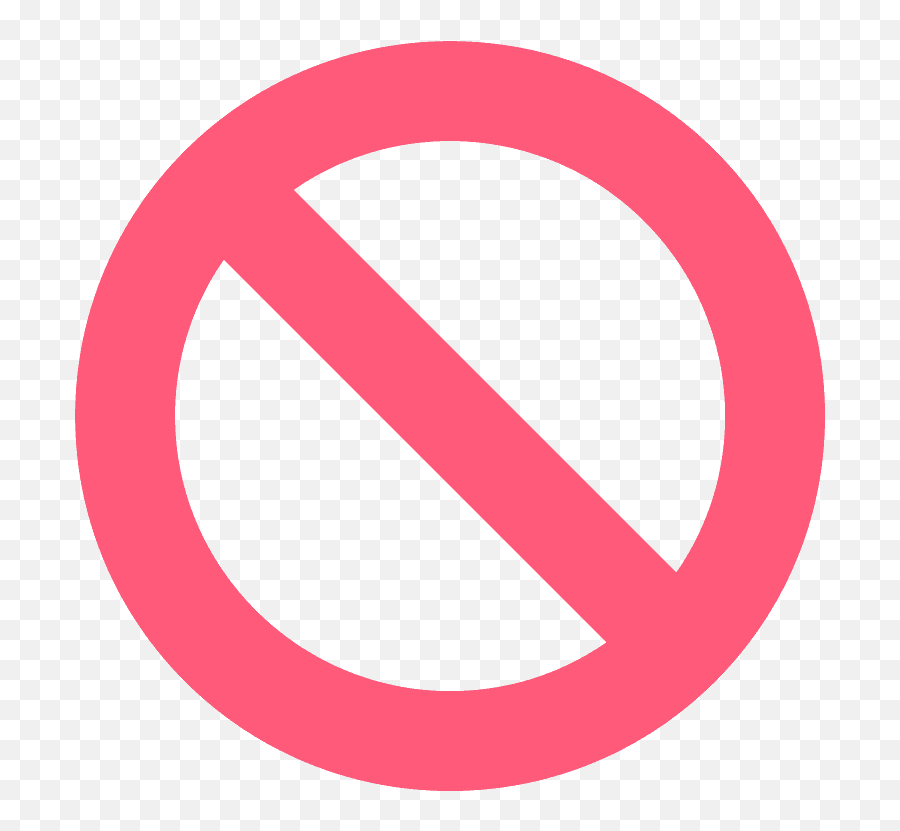 No Entry Sign - Transparent No Entry Sign Vector Emoji,Stop Sign Emoji