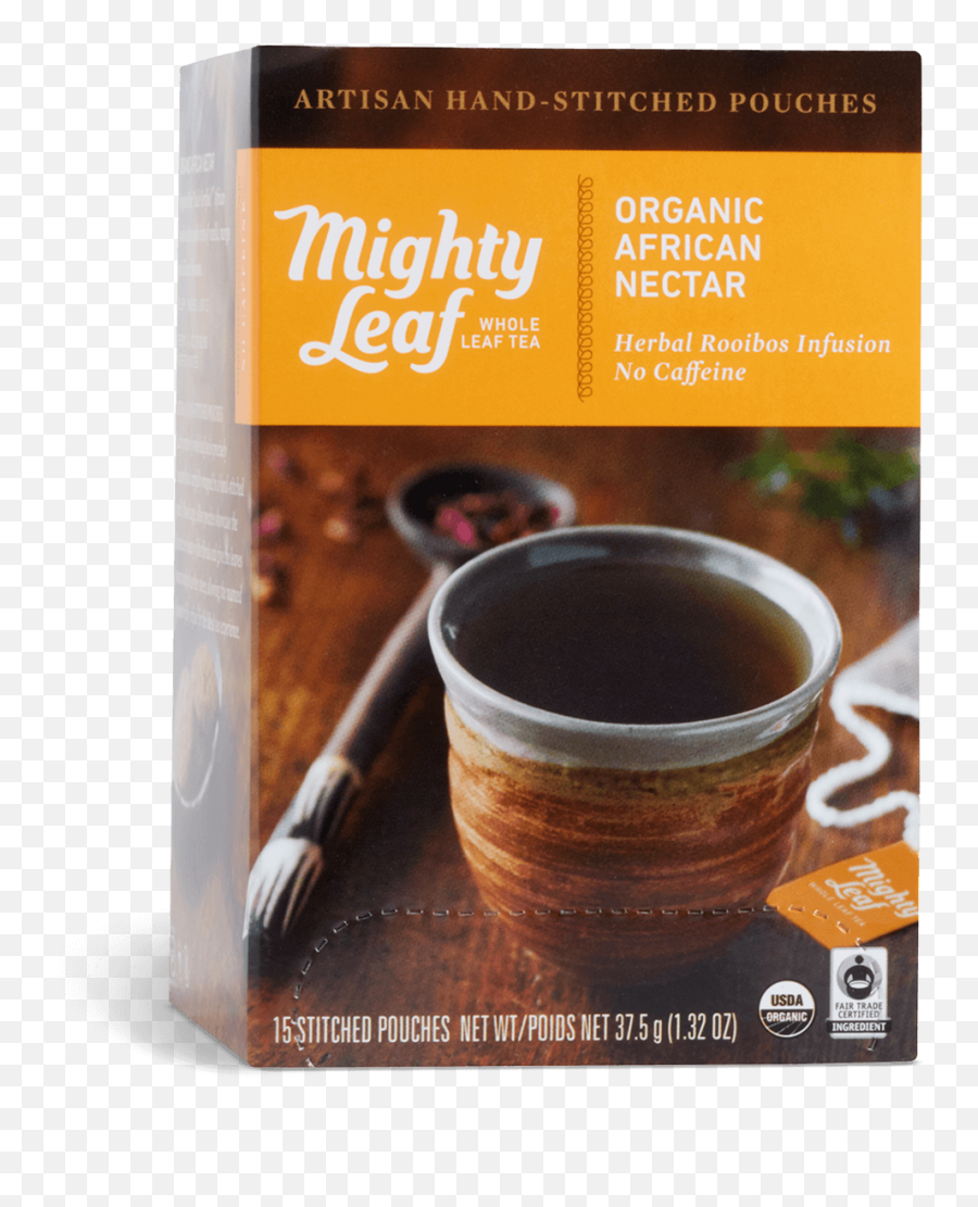 Mighty Leaf Organic African Nectar Tea Peetu0027s Coffee - Mighty Leaf African Nectar Emoji,Tea For You, Tea For Me. Drink Tea Hot, Forget Me Not Smile Emoticon