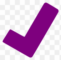 Purple Check Mark Icon - Free Purple Check Mark Icons Purple Check Mark Png Emoji,White Emoji And 7 Verified