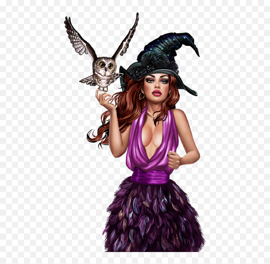 Witch Art Drawing - Witch Png Download 602800 Free Tubes Psp Alehandra Vanhek Emoji,Witch Emoticon Gif