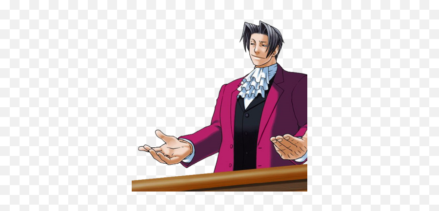 Suspense - Ace Attorney Poses Emoji,Ace Attorney Sound Emotions