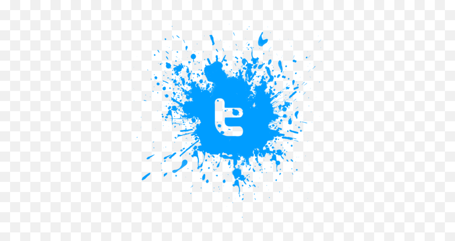 Splatter Twitter Logo Psd Free Download - Cross Brush Png Emoji,Poring Emoticon Emojis