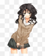 Images Of Female Anime Characters With - Dark Skinned Anime Girls Emoji,Aqua Emoticon Konosuba