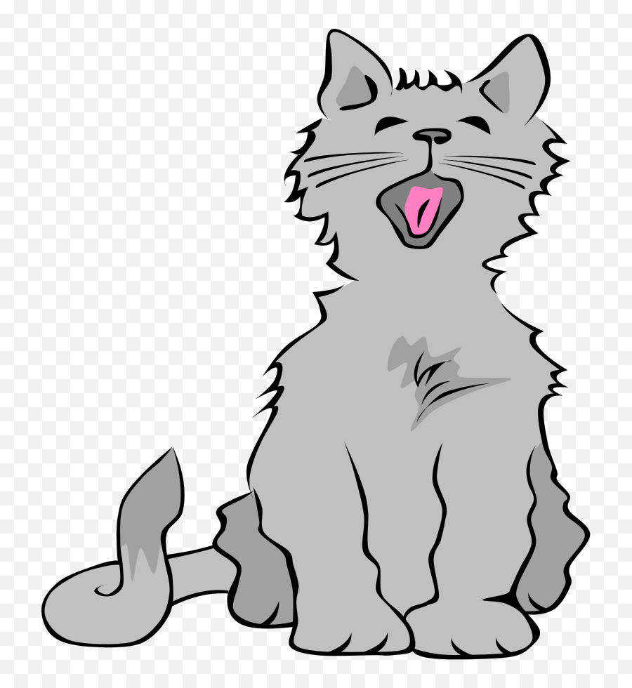 Kitten Clipart Cat Yawning Free Cats Cats Emoji,Cat Different Emotions