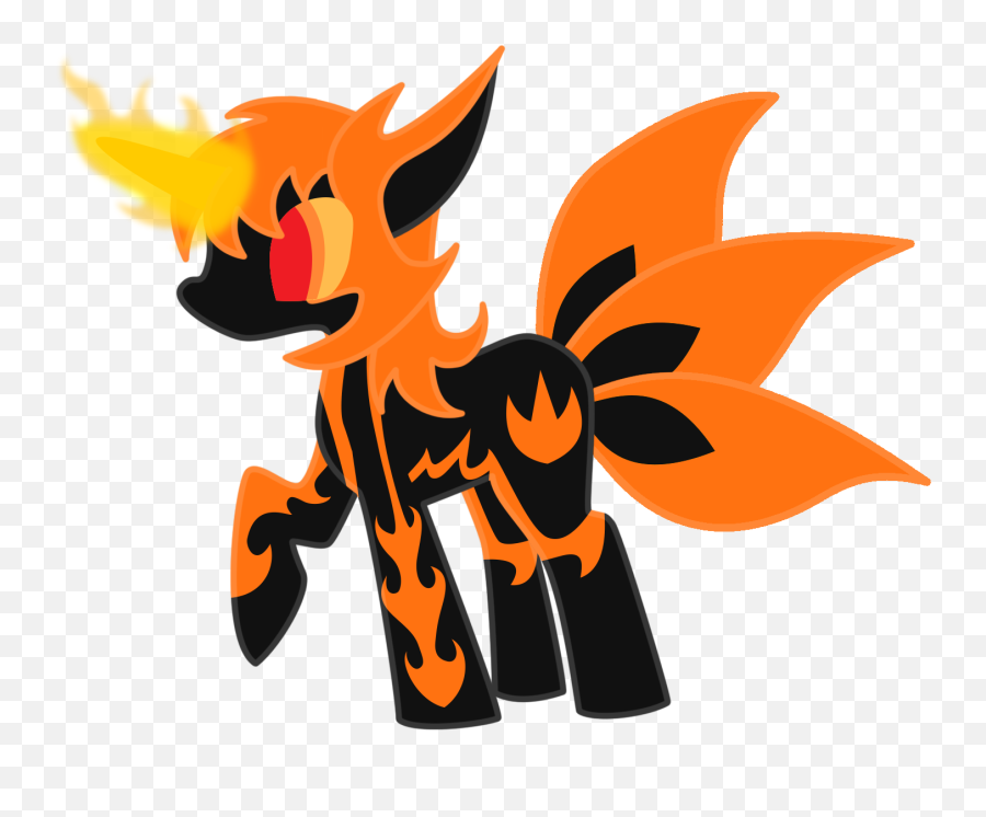 She Has Fire Powers And Her Horn Combines The Functions Emoji,Car With Cow Horns Emoticon