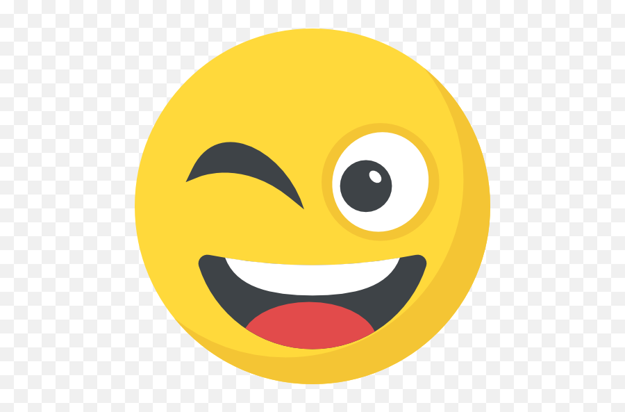 Wink - Free Smileys Icons Emoji,Emoticon Wink Emoticon Grin