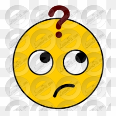 Confused Picture For Classroom Therapy Use - Great Emoji,Cute Text Emoji Art