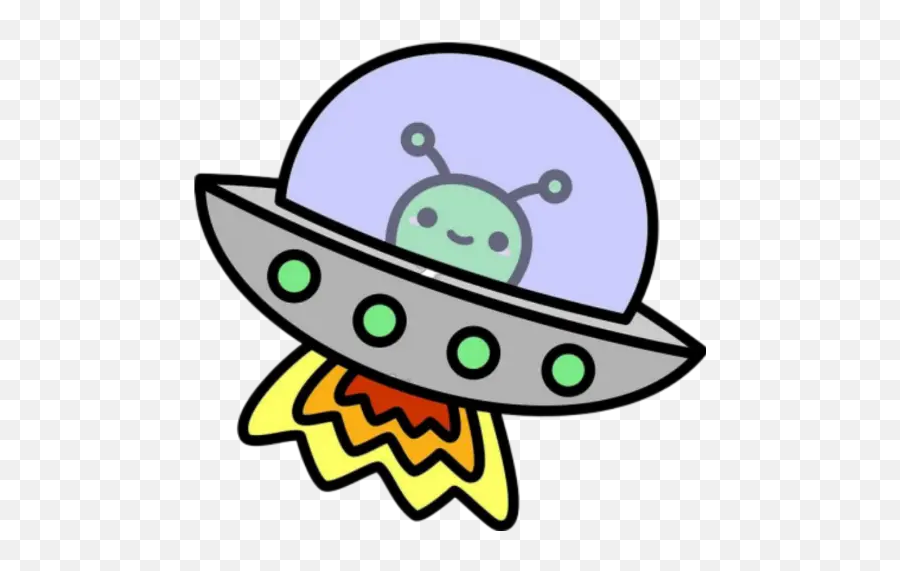 Aliens And Outer Space Stickers For - Cute Alien Sticker Emoji,Outer Space Emoji