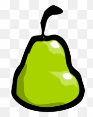 Pear Clipart Svg Pear Svg Transparent Free For Download On - Pear Clip Art Emoji,Pear Emoji