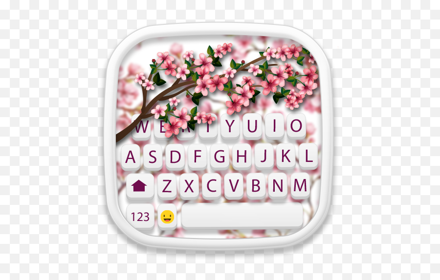 Cherry Blossom Keyboard Themes - Google Playko Aplikazioak Girly Emoji,Sakura Flower Emoji