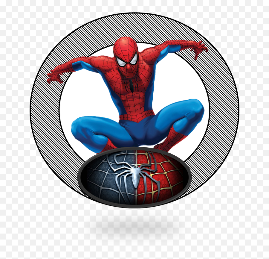 Spiderman Cake Topper Template - 1st Birthday Cake Topper Spiderman Emoji,Emoji Toppers For Cupcakes