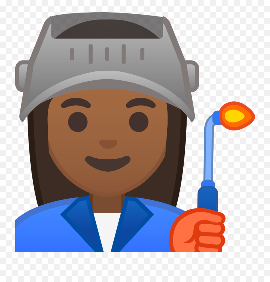 Woman Factory Worker Medium Dark Skin Tone Free Icon - Cartoon Factory Working Png Emoji,Hardhat Emoji