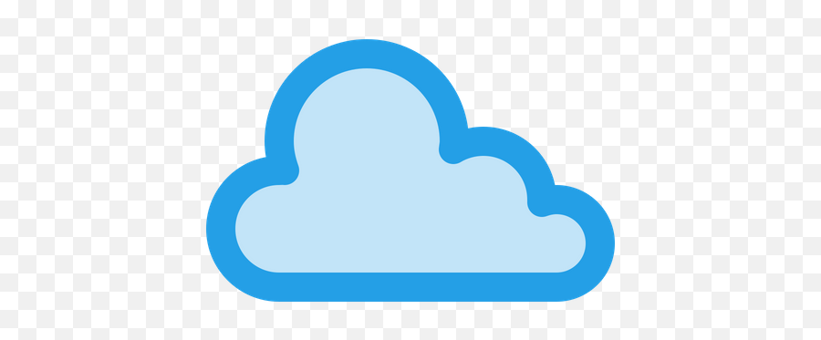 Cloud Icon Of Colored Outline Style - Available In Svg Png Online Cloud Icon Png Emoji,Rainy Cloud Emoji