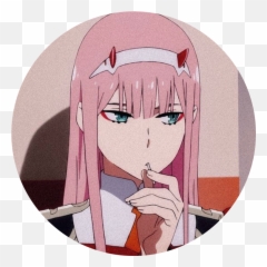 Anime Animeedit Sticker - Zero Two Emoji,Oompa Loompa Emoji