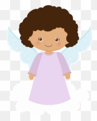 Bird And Angels Clipart Oh My First Communion - Angel Rosa Png Emoji,Emoticon Angels