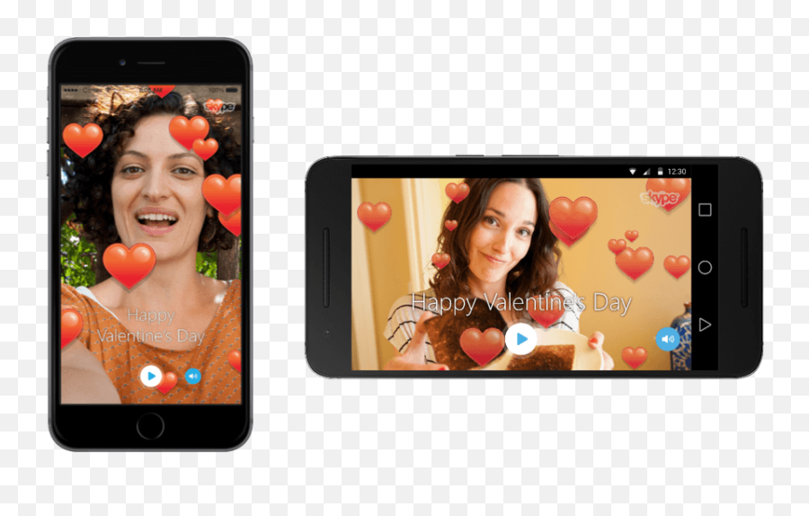 You Can Now Make Valentineu0027s Day Videos In Skype - Happy Emoji,Emoticons For Iphones
