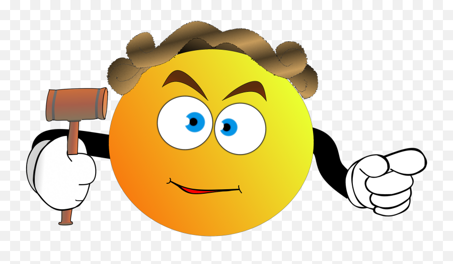 Smiley Rechter Justitie - Gratis Afbeelding Op Pixabay Smiley Justice Emoji,Emoticons Facebook Gratis