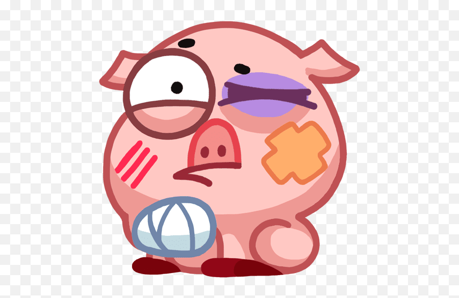 Sticker Winky 26 Vk Download Free - Pet Pig Vinki Sticker Telegram Emoji,Winky Emojis