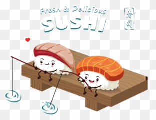 Fresh Sushi Cute Japanese Food Culture Round Beach Towel - Sushi Emoji,Sushi Emoji Android
