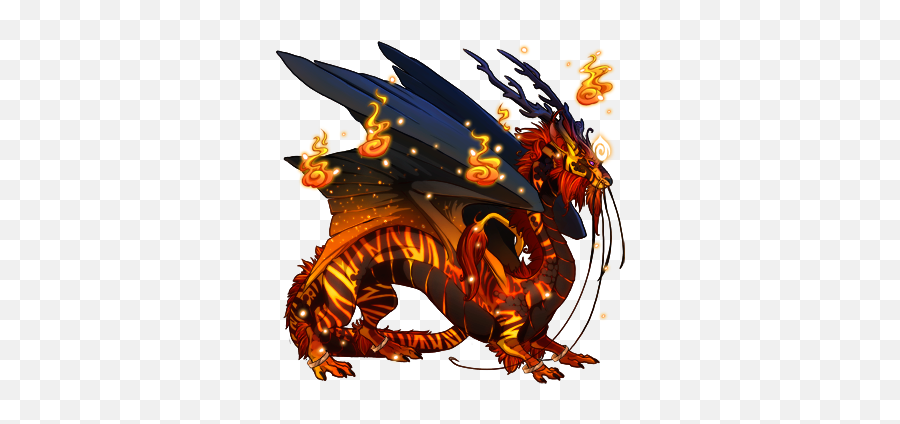 Breed - Anime Red And Gold Dragon Emoji,Harumph Emoticon