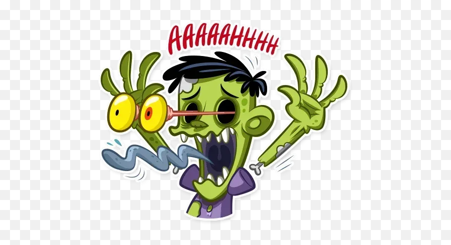 Imagenes De Zombies Whatsapp - Imagenes De Whatsapp Zombie Sticker Whatsapp Emoji,Zombie Emojis For Android