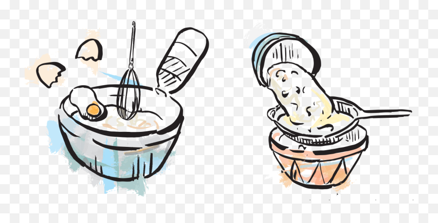 Instructional Leaflet How To Make Pancakes On - Making Making Pancakes Black And White Clipart Emoji,Pancake Designs Emojis