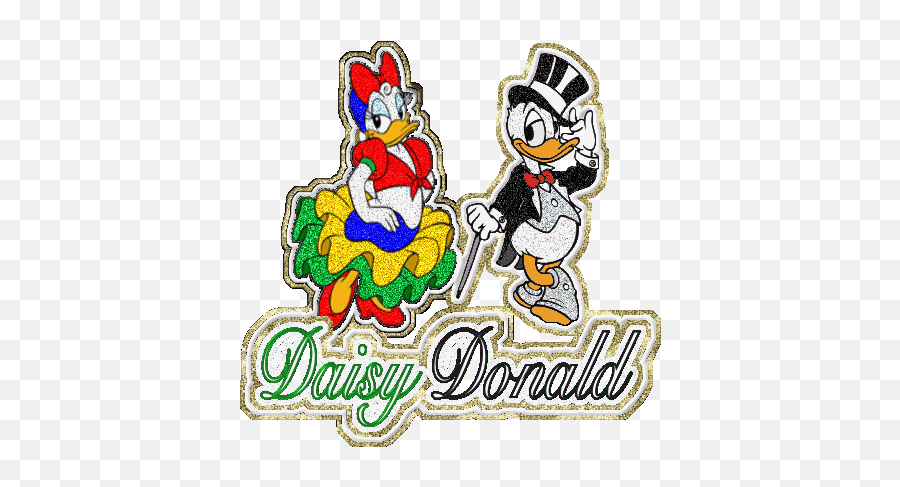 Daisy Duck Glitter Gifs - Happy Emoji,Duck Emoticon Gif