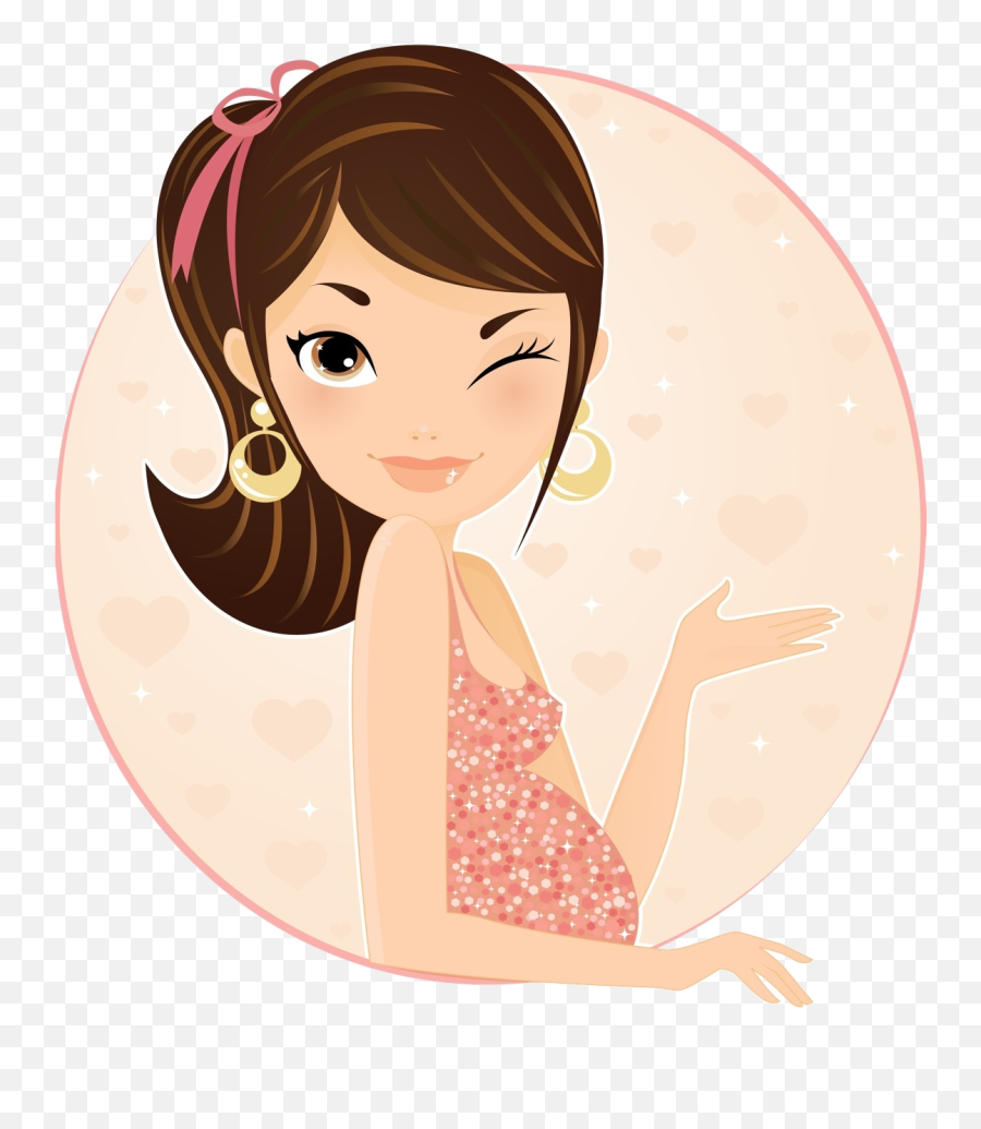 Healthy Clipart Pregnant Healthy Pregnant Transparent Free - Girl Winking Clipart Emoji,Png Transparent Pregnant Emoji