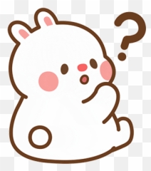 Cute Love Gif Cute Gif Cute Cartoon - Tonton Friends Gif Question Emoji,Any Questions Emoji Gif Transparent