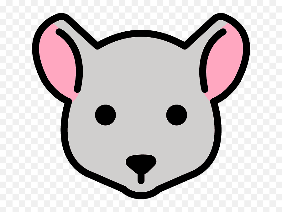 Mouse Face Emoji - Dot,Mouse Emoji