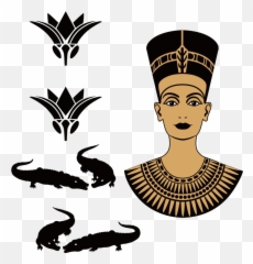 Pharaoh - Pharaoh Vector Emoji,Ancient Egyptian Emoticon