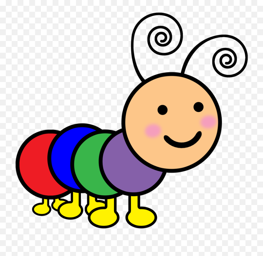 Contact - Caterpillars Therapy Cartoon Caterpillar Emoji,Free Emoticon Hello